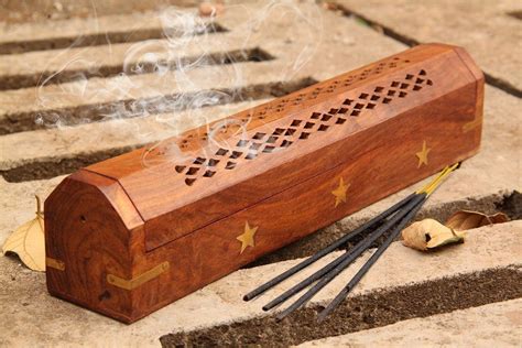 metal incense burner box|incense stick storage box.